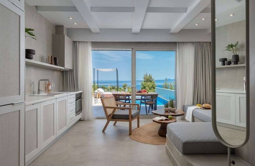 Kassandra Apartment | Duplex Suite w/Heated Pool & Sea View