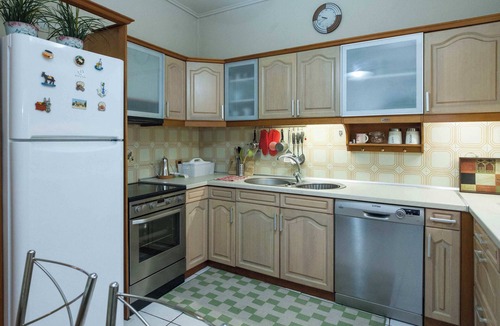 Korydallos Apartment | Elegant 2 Bd Apt with Balcony in Korydallos Square