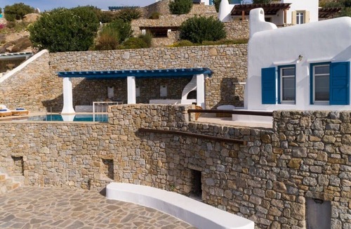 Mykonos Town Villa | Elegant Villa with Spacious Pool Area