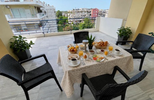 Pyrgos Apartment | Elenas sweet home - Penthouse with Large Balcony