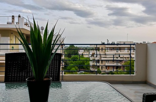 Pyrgos Apartment | Elenas sweet home - Penthouse with Large Balcony