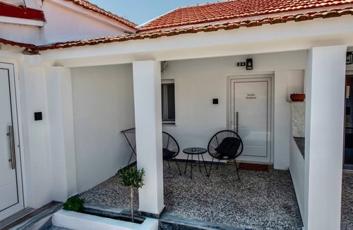 Agios Stefanos Avliotes Apartment | Enchanting studio with AC in charming Corfu