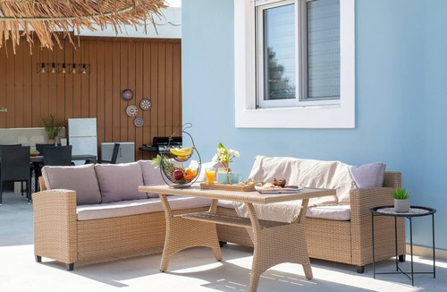 Afandou Villa | Ethria Pool Villa with heated jacuzzi