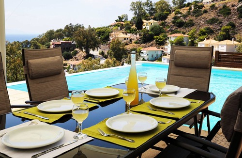 Kontos Villa | Eucalyptus Villa. Amazing views from an infinity pool