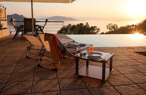 Kontos Villa | Eucalyptus Villa. Amazing views from an infinity pool
