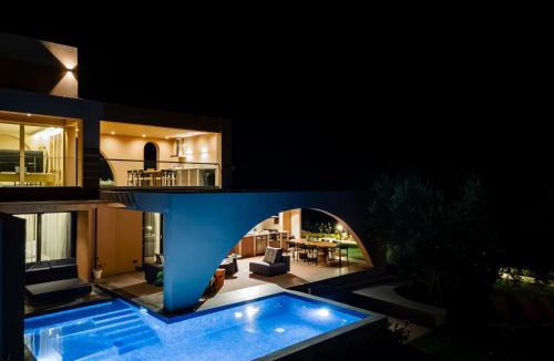 Elia Villa | Euphoria Villa, 9 bdrs with private pools, beachfront