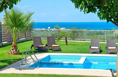 Mathes Villa | Exceptional Crete Villa | Villa Sunlight | Sea Views | 4 Bedrooms | Chania