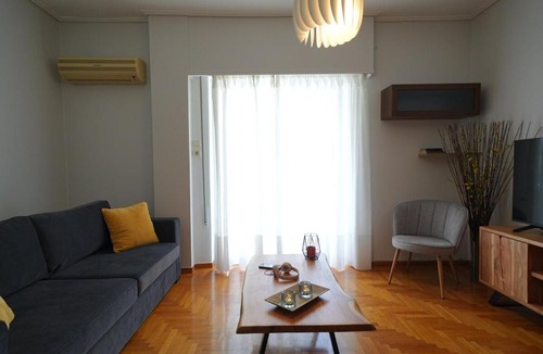 Palaio Faliro Apartment | Family Flat for 4 next to the Flisvos Marina by Filos Inc