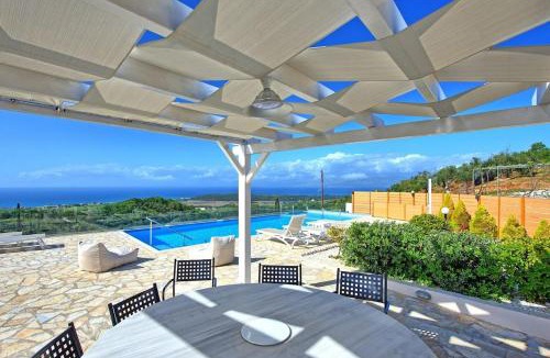 Petaleia Villa | Family Villa Portes with panoramic view!