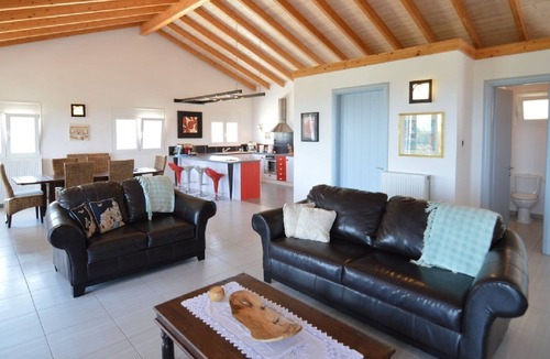 Sfakera Villa | Family Villa with pool, sea and mountain views in tranquil setting