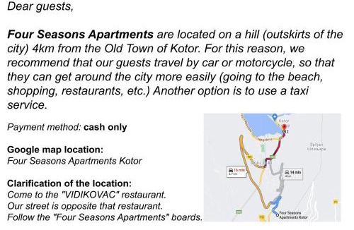 Skaljari Apartment | Four Seasons Apartments