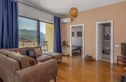 Becici Apartment | *Free Spa* Stylish Dream Getaway! 270° SeaView 1BR