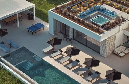 Asteri Villa | Gavras Exclusive Villa I, 2 Pools, Gym & SeaViews