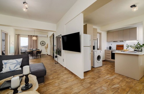 Vari Apartment | Gorgeous penthouse in Vari with panoramic views!