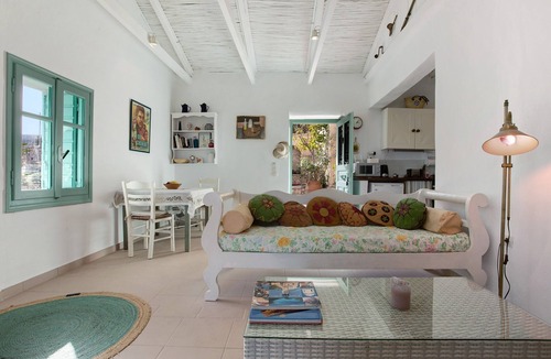 Elation House | Greek Stone House 'Sira Stonehouse 1' with Stunning Sea Views, Wi-Fi and Air Conditioning