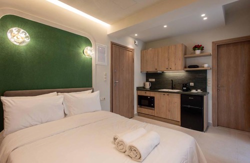 Heraklion Apartment | Heart of Heraklion Studio with Balcony Walking Distance to All Sites