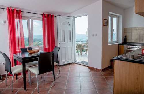 Mrcevac Apartment | Hillside apartment with stunning views of sea and mountains, sea 2 km, pool