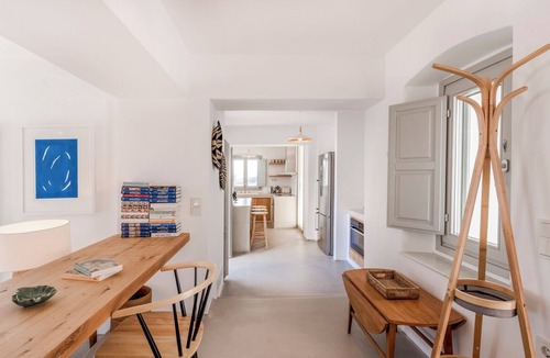 Mykonos Villa | Hillside BB Villa with privacy and stunning views, steps from Agios Sostis beach