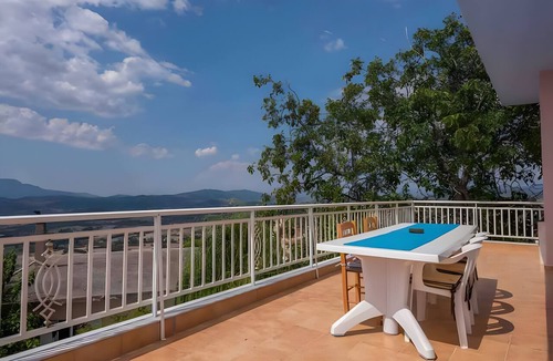 Erymanthos Municipality Villa | Hillside Hideaway mountain villa with views, shared terrace, and private garden