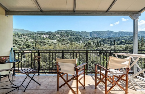 Agios Nikitas Apartment | Holiday Accommodation "Alkionides Apartment 1" with pine forest overlook