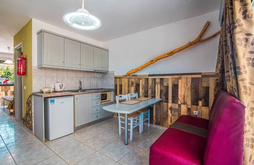 Arillas Apartment | Holiday Studio 'Mirage Arillas Studio Type A10' next to Beach with Balcony, Shared Pool & Wi-Fi
