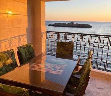 Sveti Stefan Apartment | Iconic Sveti Stefan Island View Luxury - 3BR - Terrace - Frontline Beach Access - Free Parking