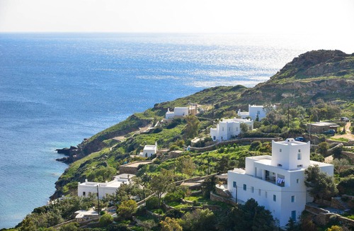 Ios Town Apartment | Ios great Sea view studio next to nightlife for 2