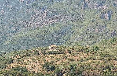Pigadia House | Isolated luxury villa with pool, 30 mins to sea, 2 km to village shops tavernas