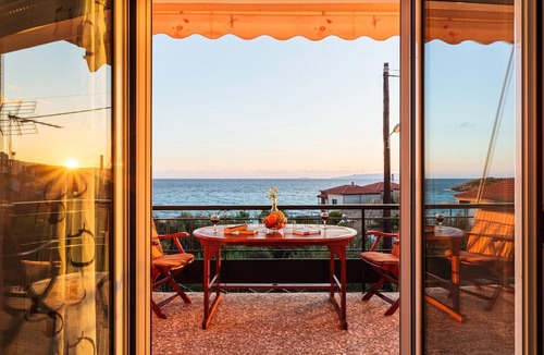 Kardamyli House | Kardamili Family Beach House - Sunset Seaview