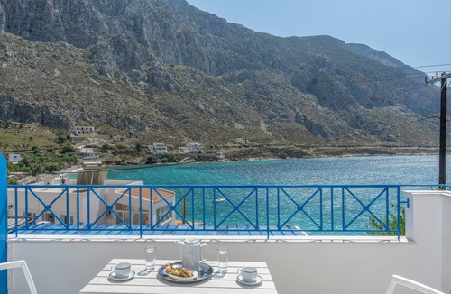 Kalymnos Apartment | Katerina's Studio '2' with Sea View and Private Balcony