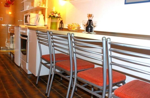 Sveti Stefan Apartment | Large terrace overlooking the island, two bedroom