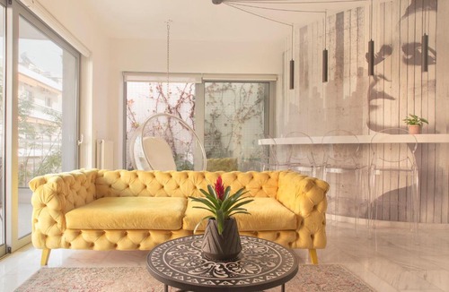 Filopappou Apartment | Living Stone Bronze
