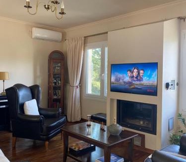 Spartylas House | Lorantina Luxury Sea View House with Starlink WiFi near Barbati & Ipsos