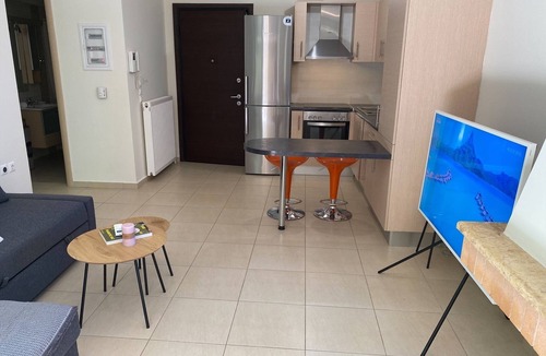 Marousi Apartment | Lovely Apartment with Garden and indoor Fireplace!
