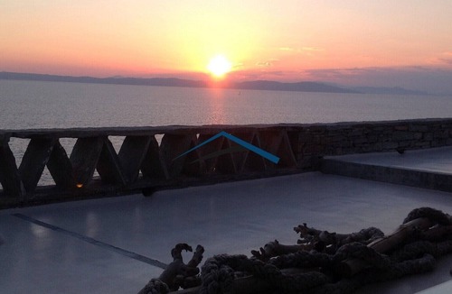 Kea Villa | Luxurious villa on the watefront with a swimming pool & steps leading to the sea