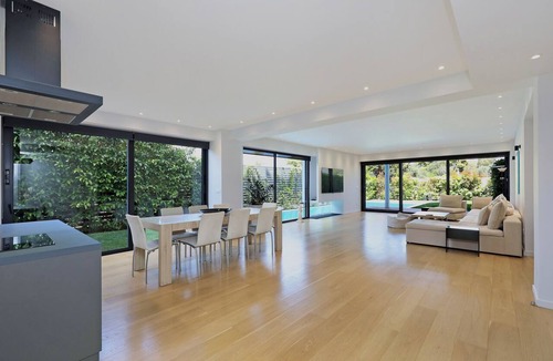 Elliniko House | Luxury duplex with a pool, gym, parking, 3,340 sq.ft., coastal & beach access.