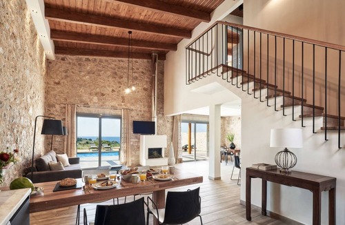 Kallithea Villa | Luxury Rhodes Villa Amina Villa Sea View Private Swimming Pool 4 BDR Kalithea