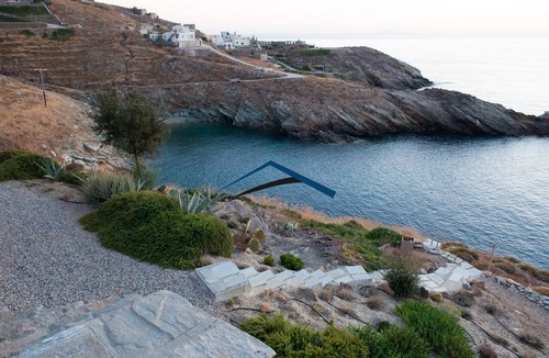 Kea Villa | Luxury waterfront villa with a swimming pool and direct access to the sea