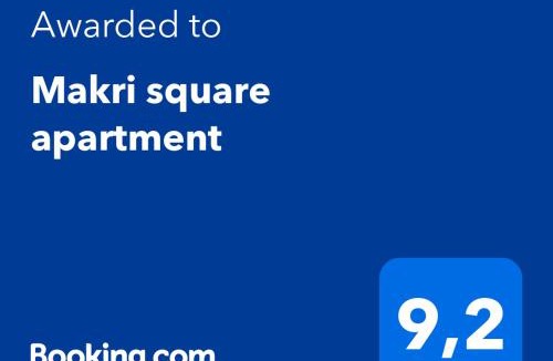 Makri Apartment | Makri square apartment