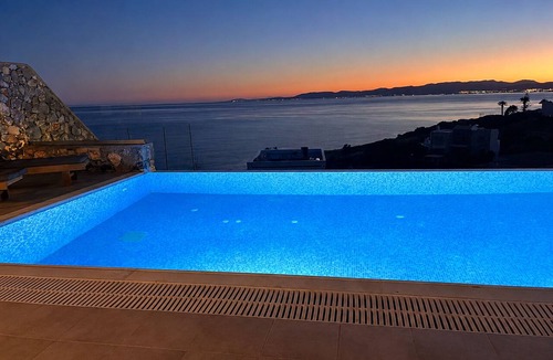 Pefkos House | Miranda Infinity Pool Villa with Sea Views in Pefkos
