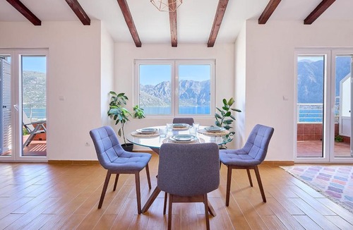 Prcanj Apartment | Modern 2BR Flat - 5 Minutes from the Beach