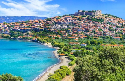 Mithimna Villa | Molivos Castleview Luxury Villa with private parking