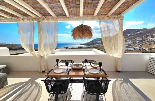 Xilokeratidi Villa | Mykonos4Islands Villa "Athena" with shared pool - 5 min walking from the beach