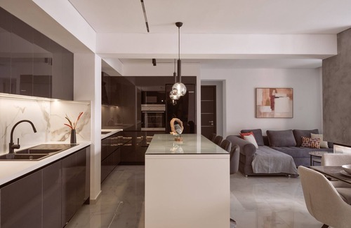 Alikanas Villa | Nomia Villa, with Pool, Gym & Walk to the Beach