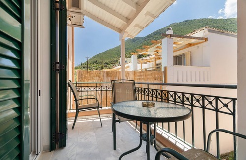 Nikiana Apartment | Odysseia Studio 1 - 2 Min Walk to Beach, 3 Adults, Terrace, Wi-Fi & AC