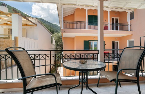 Nikiana Apartment | Odysseia Studio 1 - 2 Min Walk to Beach, 3 Adults, Terrace, Wi-Fi & AC
