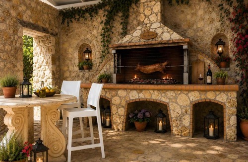 Agios Markos Villa | Old Olive Press Sea and Mountain