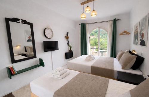 Vatos Apartment | Olive Studio ,Balcony with Mountain View, Kitchenette, 1km to Beach ,by likeyourhome