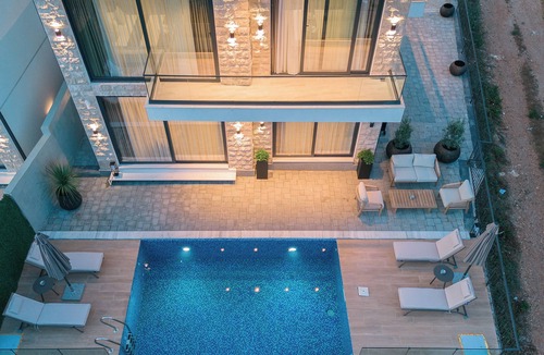 Bar Villa | Omena Luxury Villas - 3 Bedroom Villa with Pool & Sea View - Utjeha