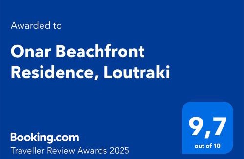 Loutraki Apartment | Onar Beachfront Residence, Loutraki